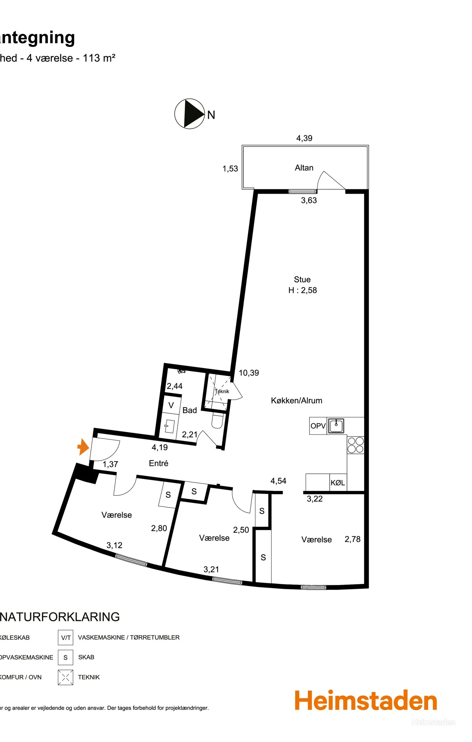 Visual presentation of the listing