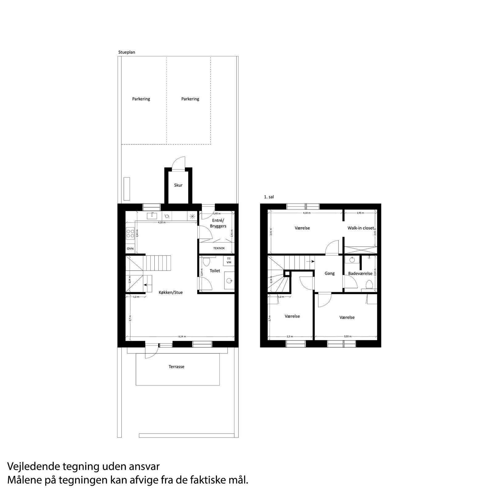 Visual presentation of the listing