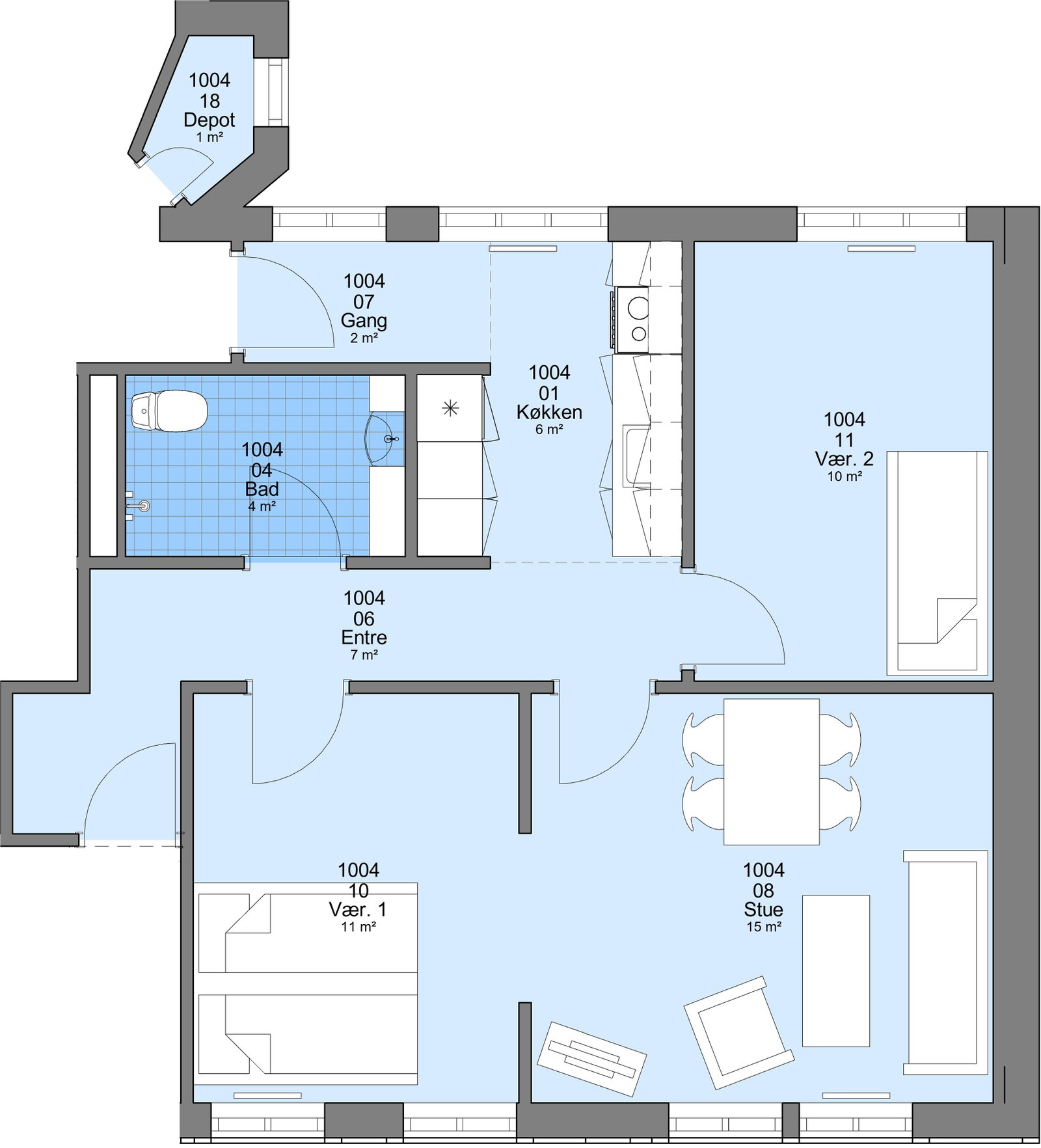 Visual presentation of the listing