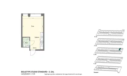 Visual presentation of the listing