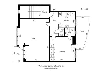 Visual presentation of the listing