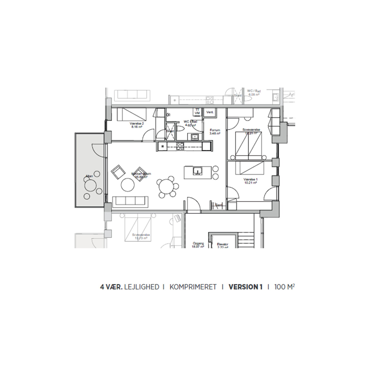 Visual presentation of the listing