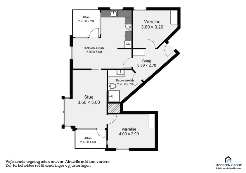 Visual presentation of the listing