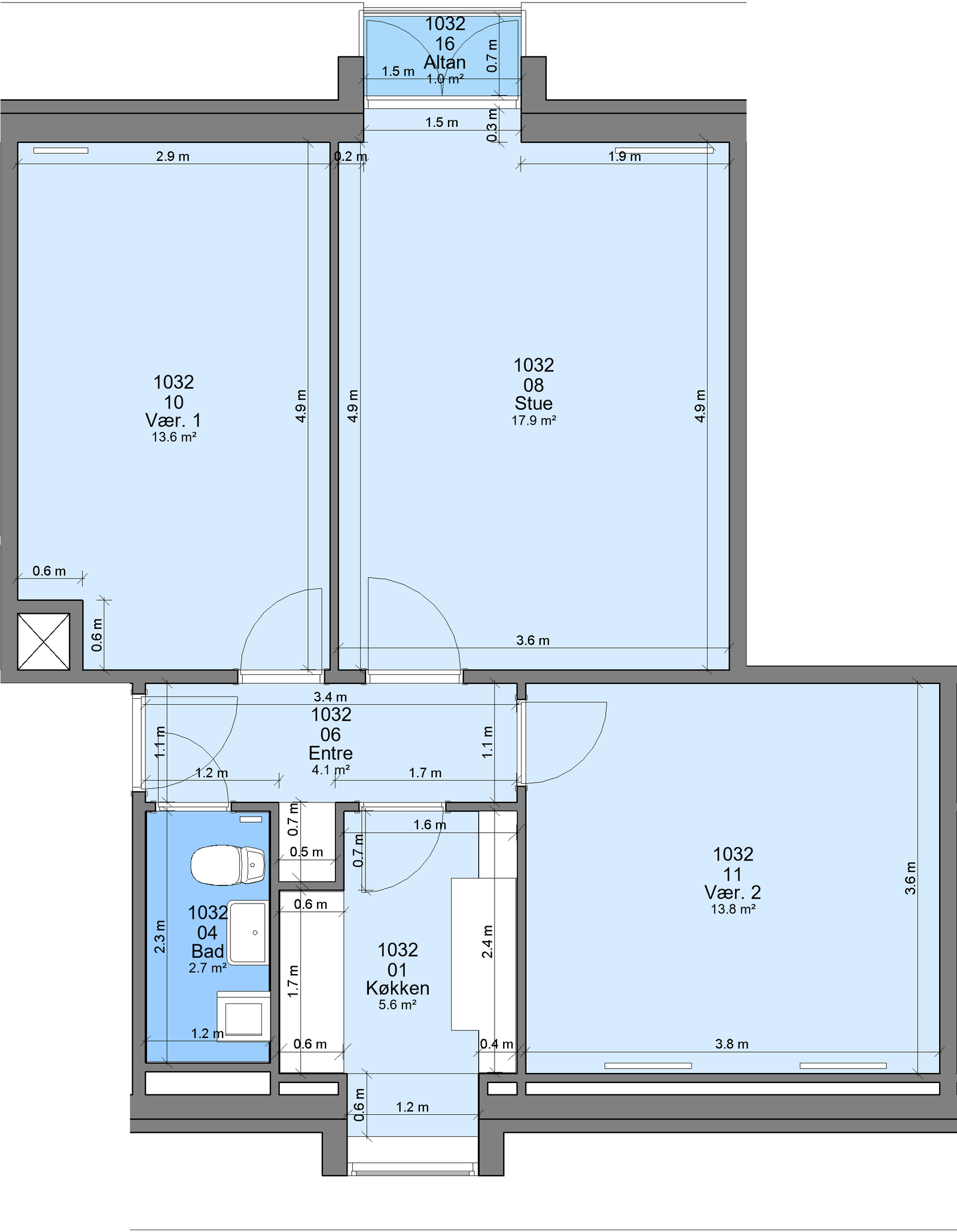 apartment Dejlig familiebolig i 8920 Randers NV