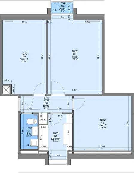 apartment Dejlig familiebolig i 8920 Randers NV