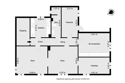 Visual presentation of the listing