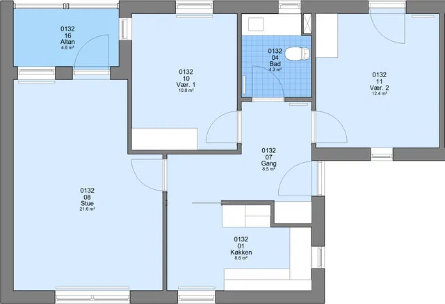 apartment Prisvenlig lejlighed