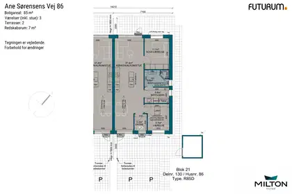 Visual presentation of the listing