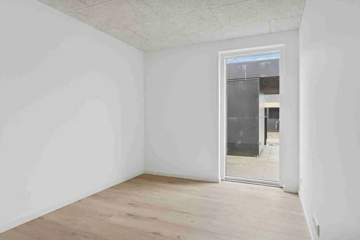 Moderne étplansrækkehuse med terrasse og carport - Agerløkken, Vejen - 0
