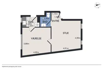 Visual presentation of the listing
