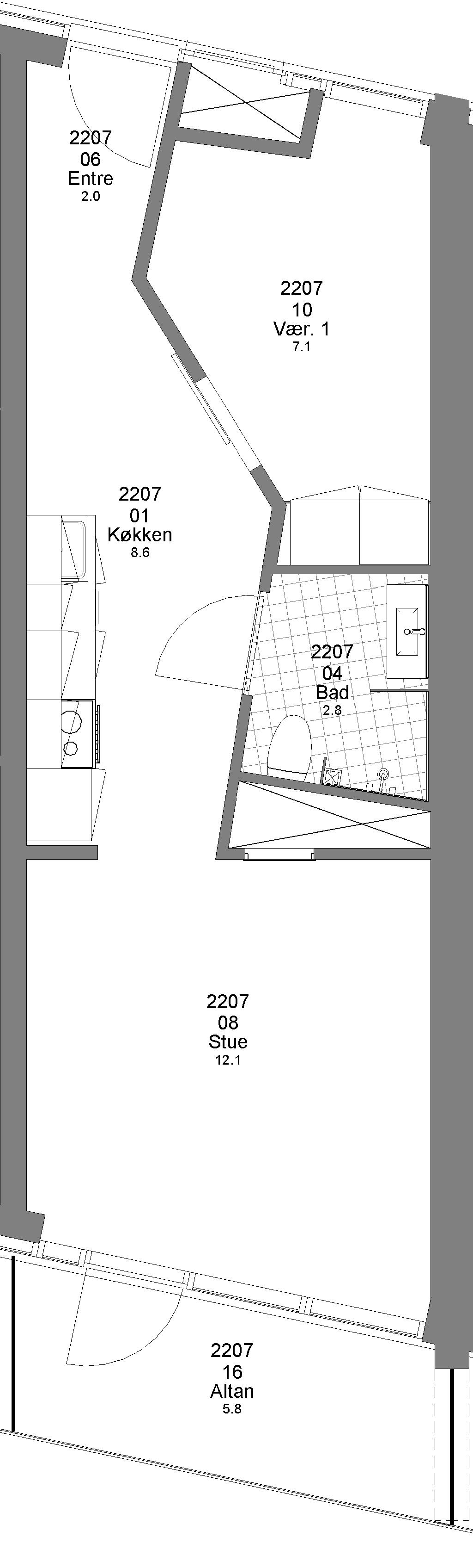 Visual presentation of the listing