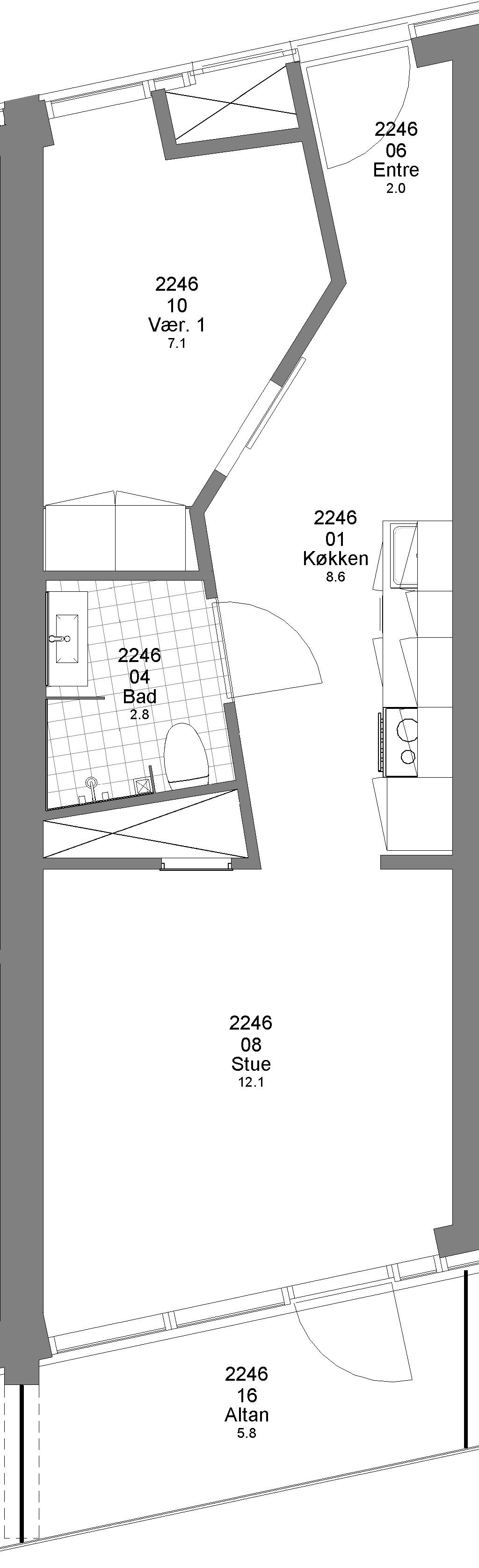 Visual presentation of the listing
