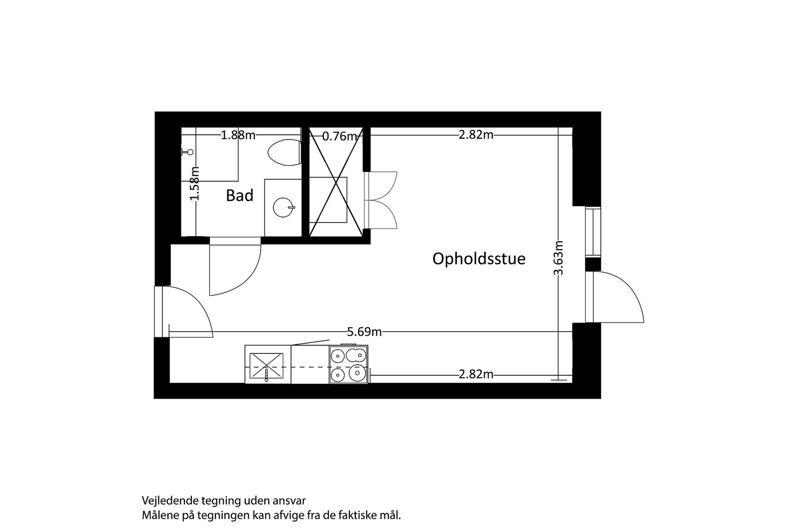 Visual presentation of the listing