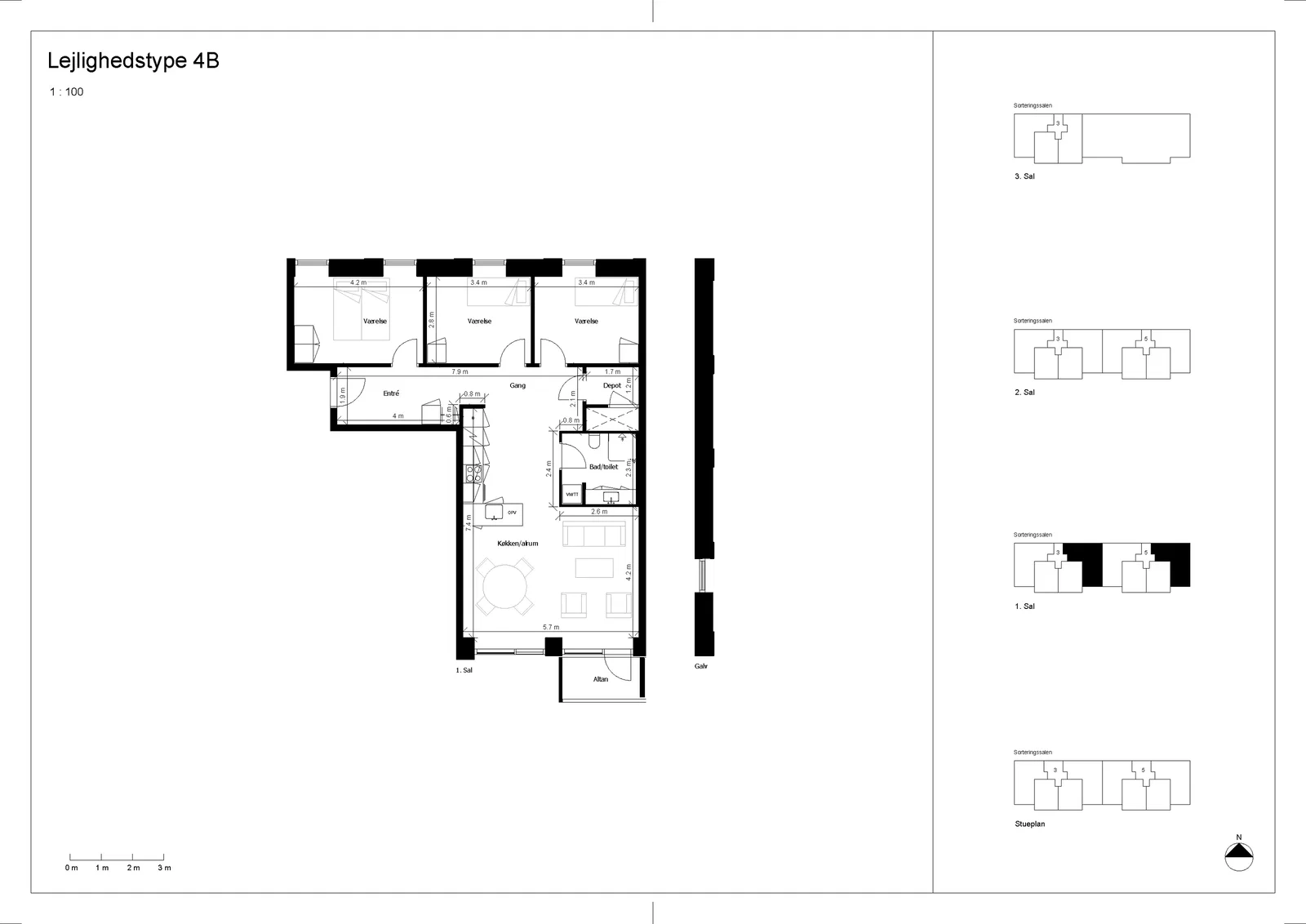 Visual presentation of the listing