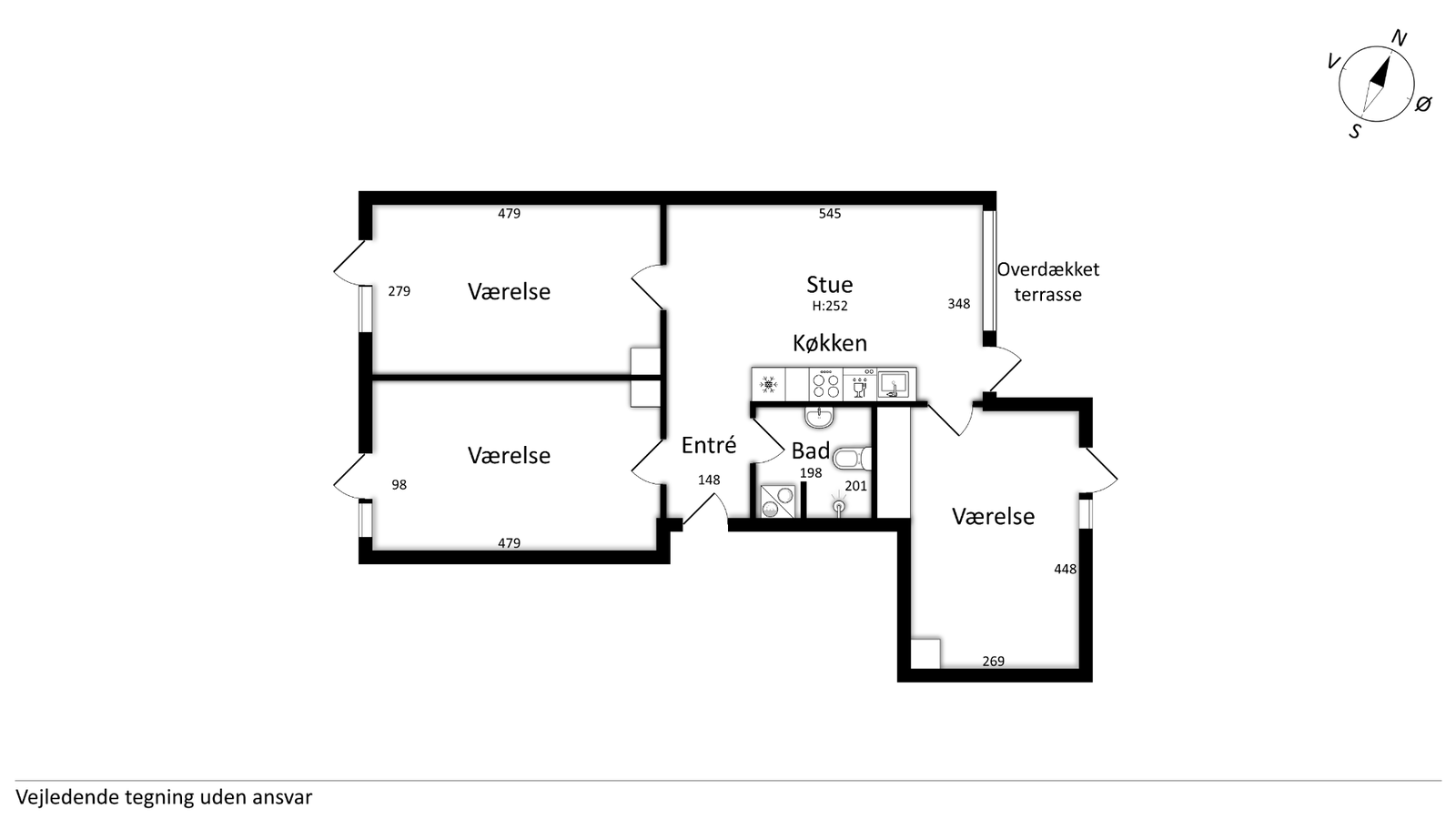 Visual presentation of the listing