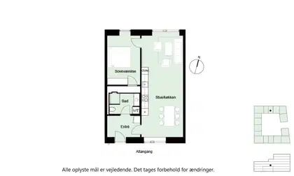 Visual presentation of the listing