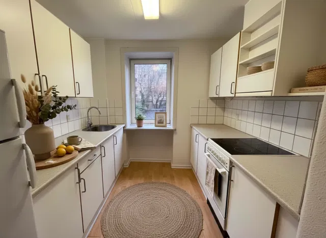 apartment Lys 2-værelses bolig med altan nær byens mange tilbud