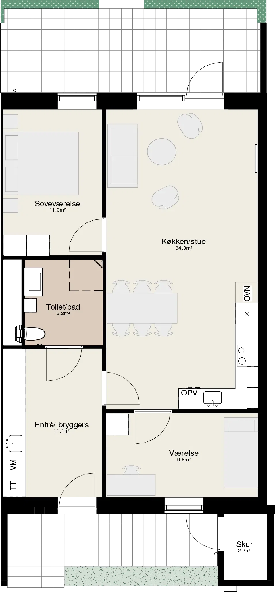 Visual presentation of the listing