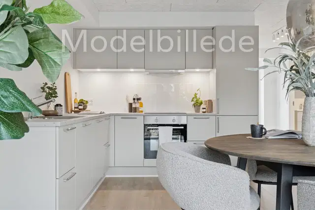 townhouse Moderne 3-værelses rækkehus i Ølsted, lys og funktionel