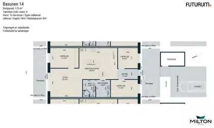 Visual presentation of the listing