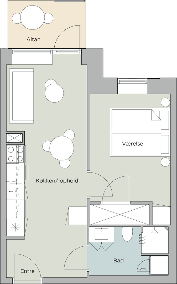 Visual presentation of the listing