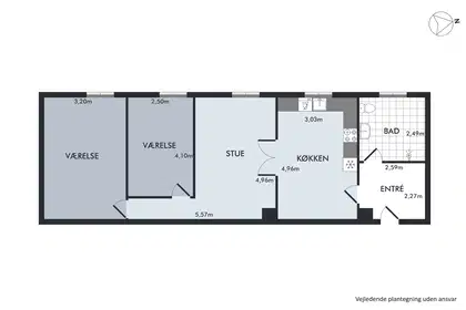 Visual presentation of the listing