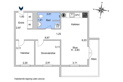 Visual presentation of the listing