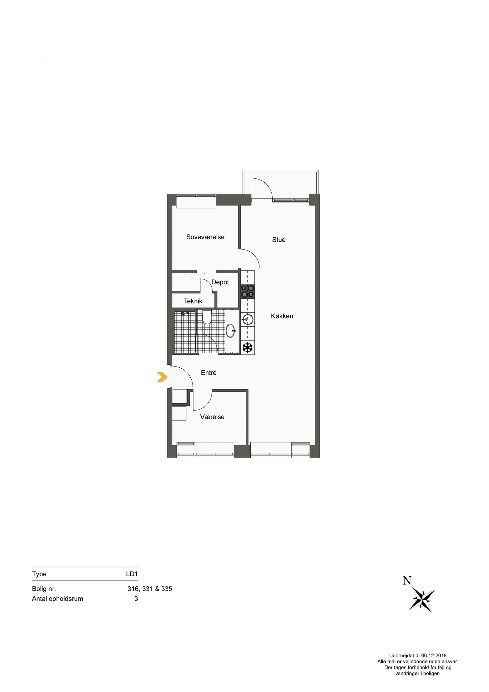 Visual presentation of the listing