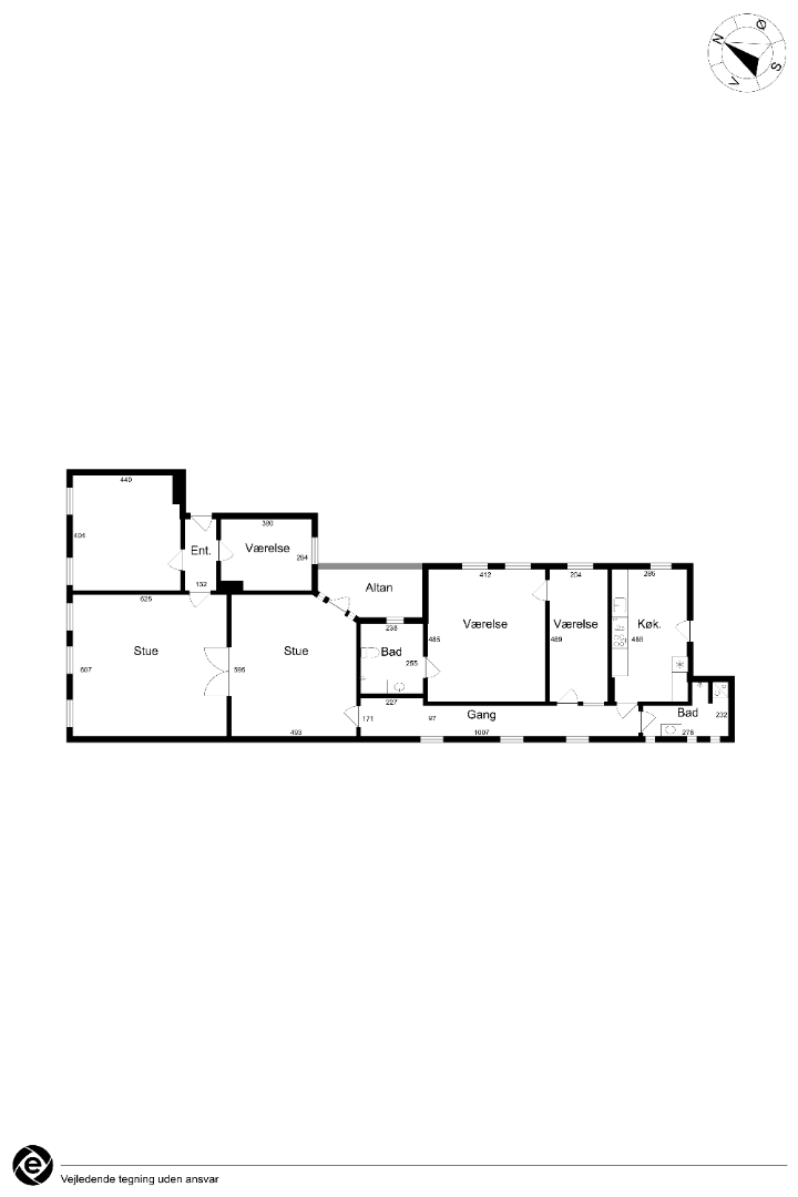 Visual presentation of the listing