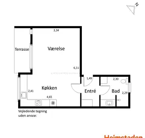 Visual presentation of the listing