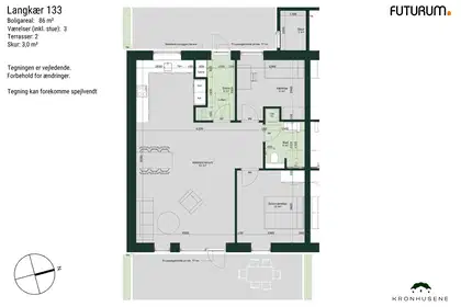 Visual presentation of the listing