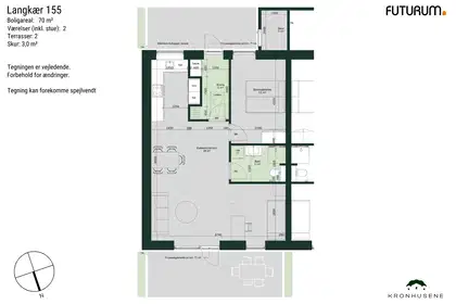Visual presentation of the listing