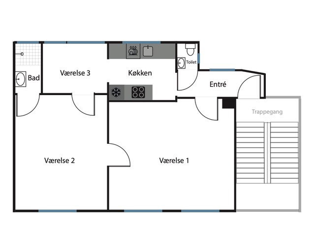 apartment Charming 2.5-room ground-floor apartment in Viborg