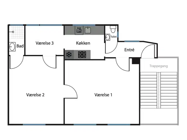 apartment Charming 2.5-room ground-floor apartment in Viborg