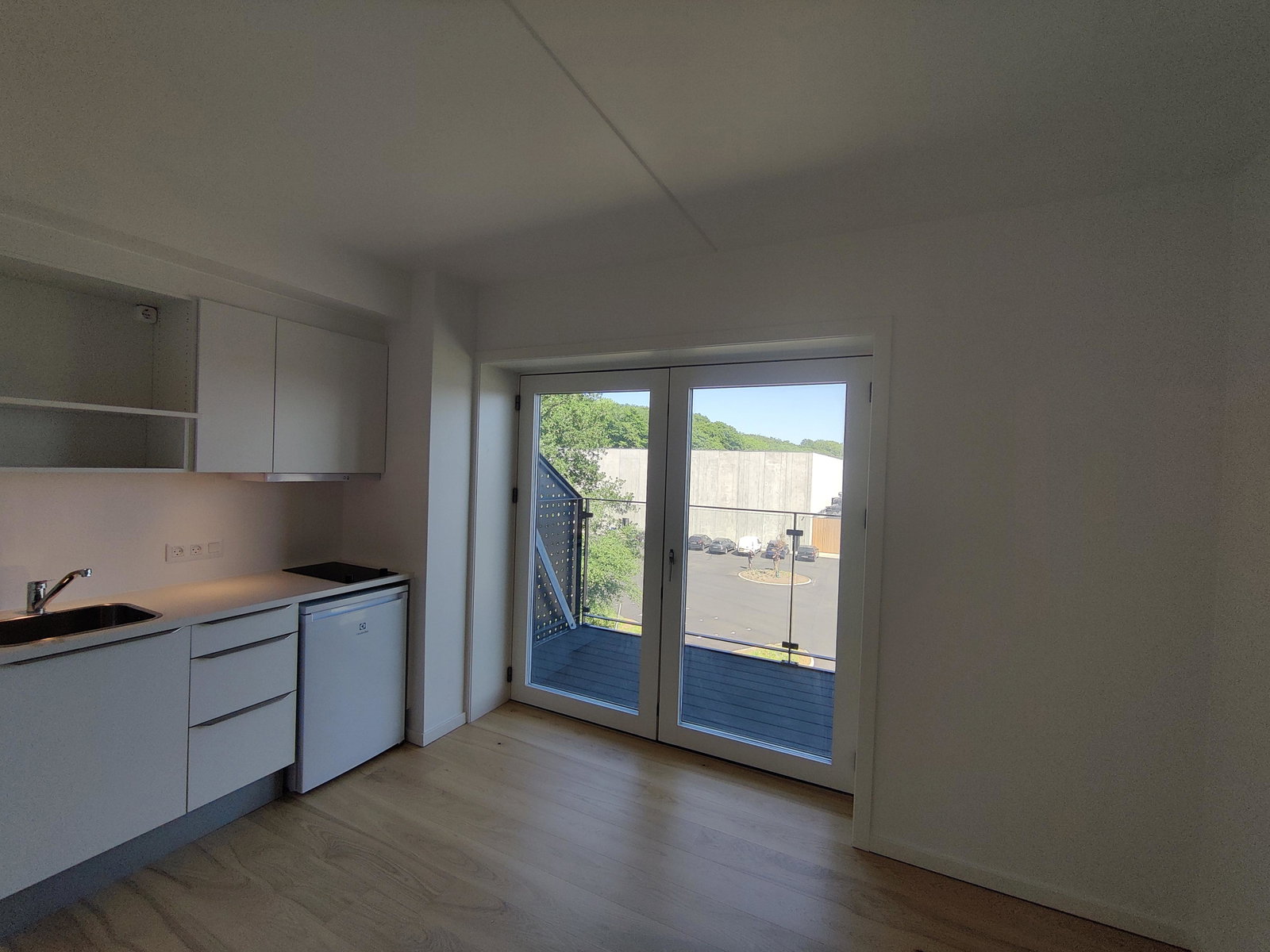 apartment Lys 1-værelses lejlighed med stor altan i Silkeborg
