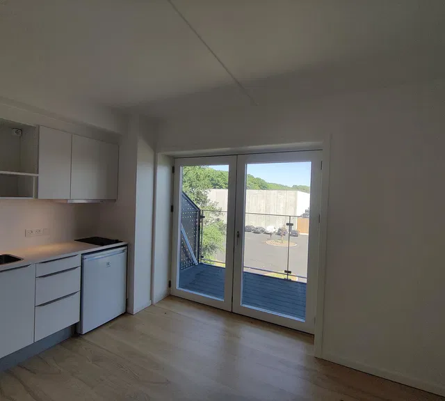 apartment Ny 1-værelses lejlighed med stor altan