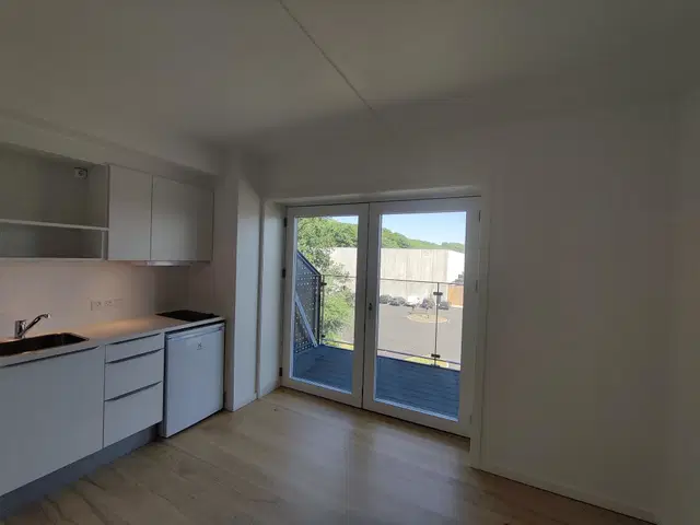 apartment Lys 1-værelses lejlighed med stor altan i Silkeborg