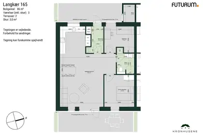 Visual presentation of the listing