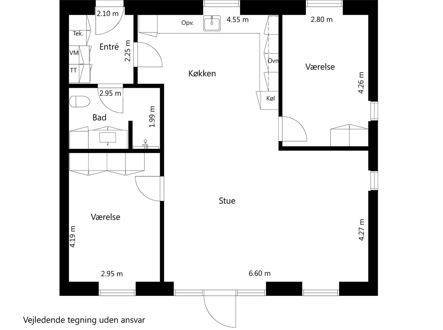 Visual presentation of the listing