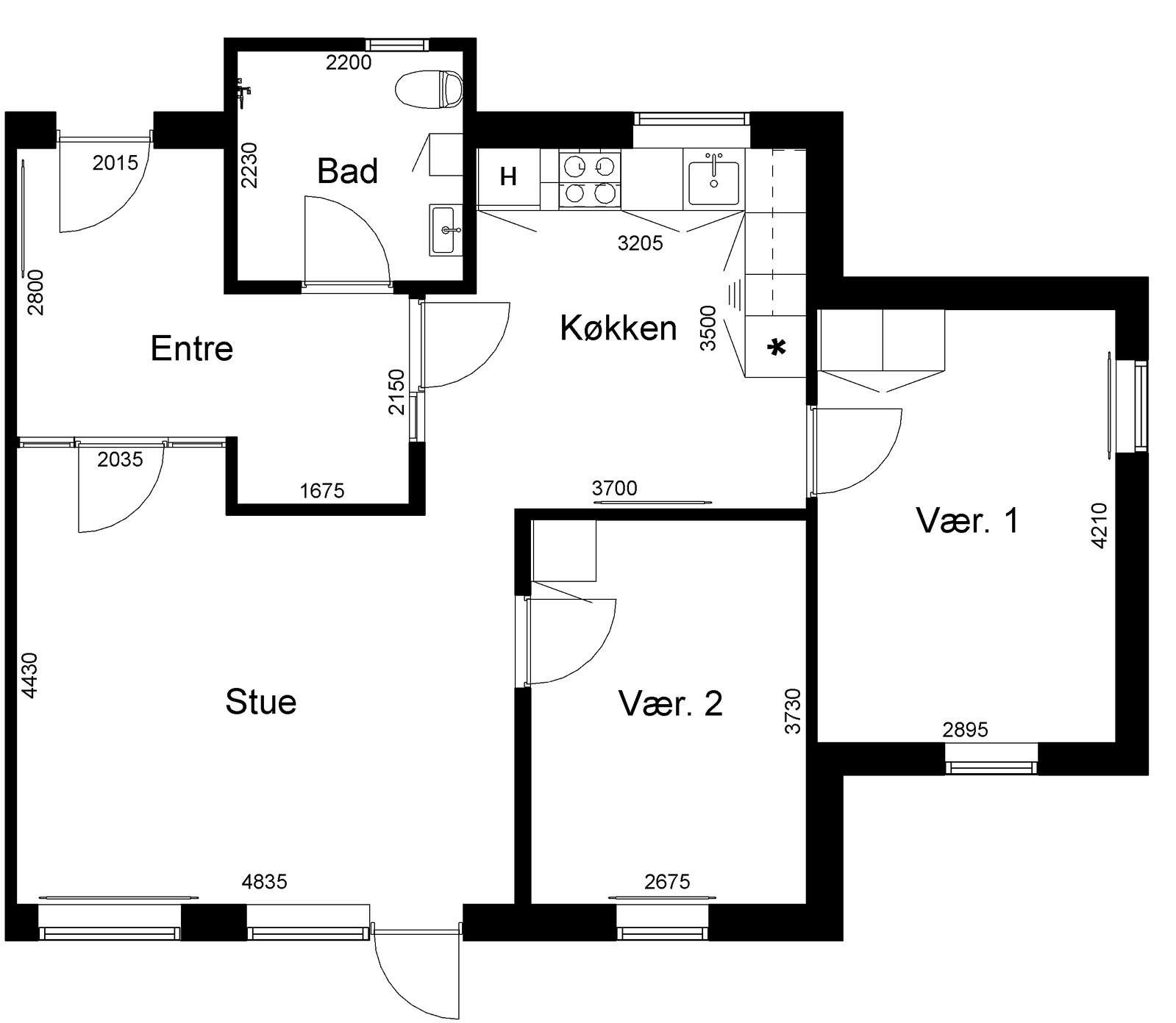 Visual presentation of the listing