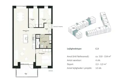 Visual presentation of the listing
