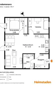 Visual presentation of the listing