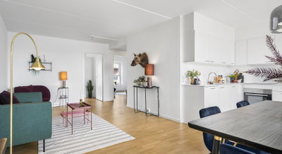 Sydvendt altan og lys, praktisk planløsning - Else Alfelts Vej, København S - 1