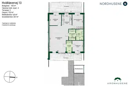 Visual presentation of the listing