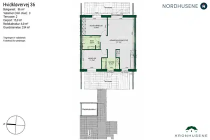 Visual presentation of the listing
