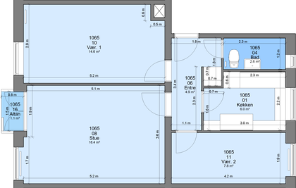 Visual presentation of the listing