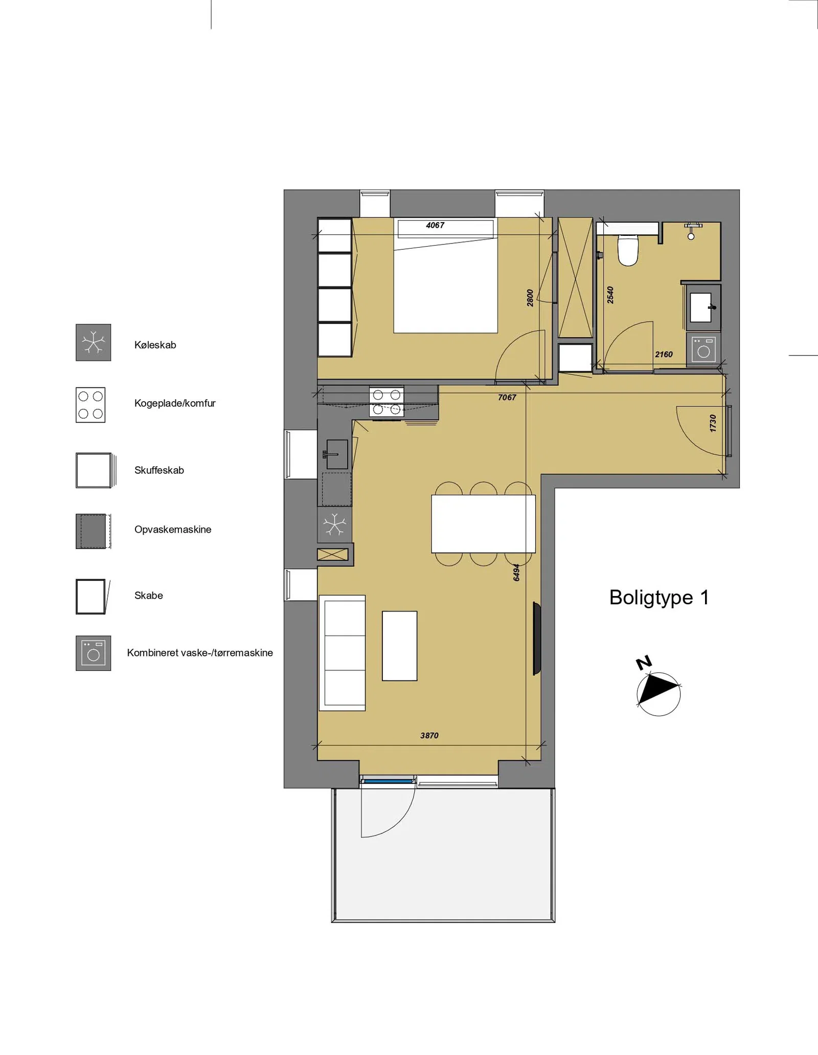 Visual presentation of the listing
