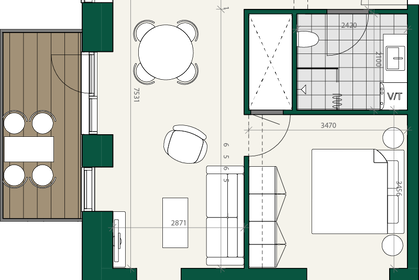 Visual presentation of the listing