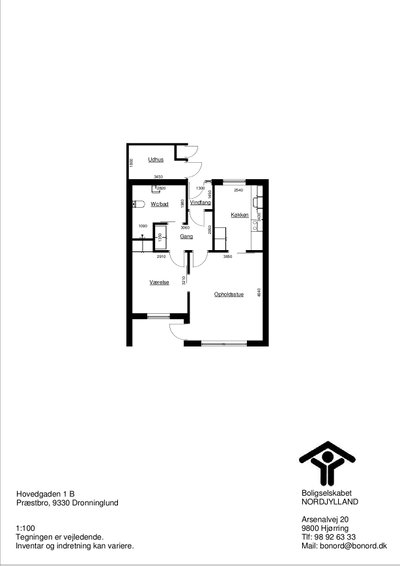 Lovely terraced house/house with 2 rooms in Dronninglund - Hovedgaden, Dronninglund - 2