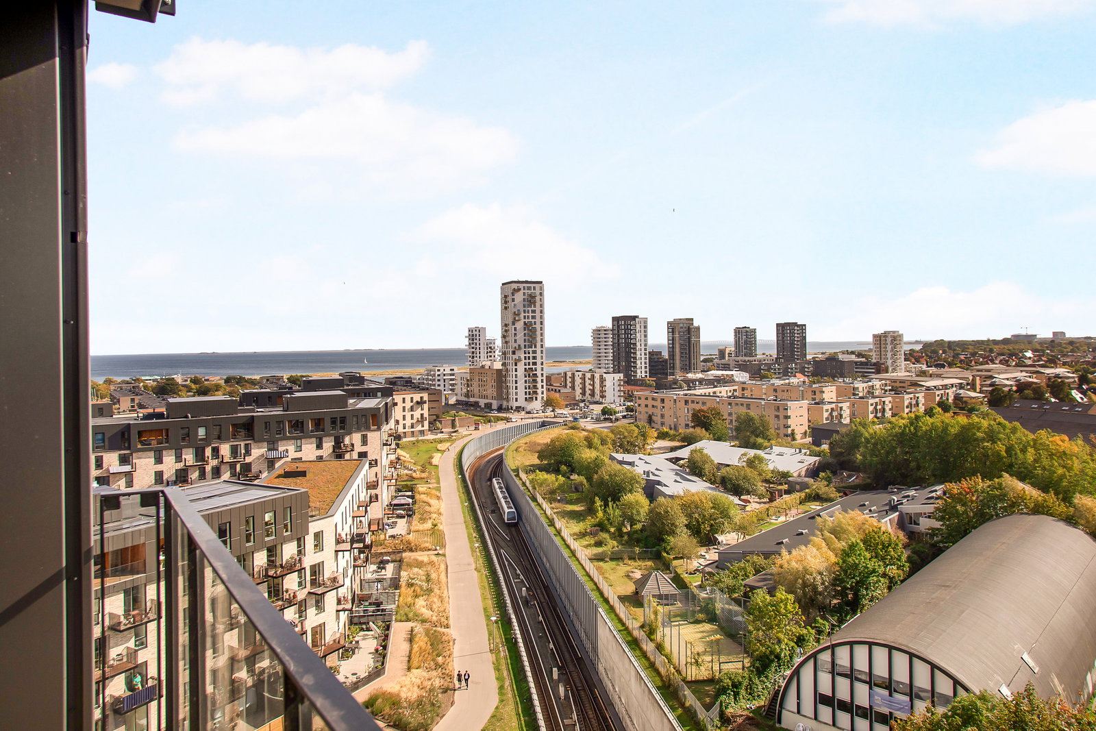 apartment Lys lejlighed med udsigt over Øresund